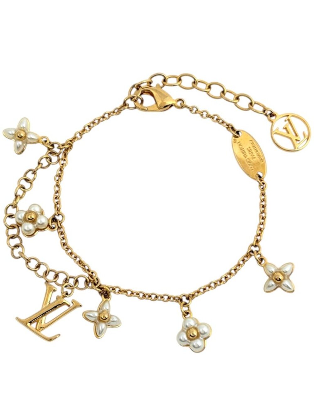 Louis Vuitton Bracelet LV Flora Glam Gold Plated